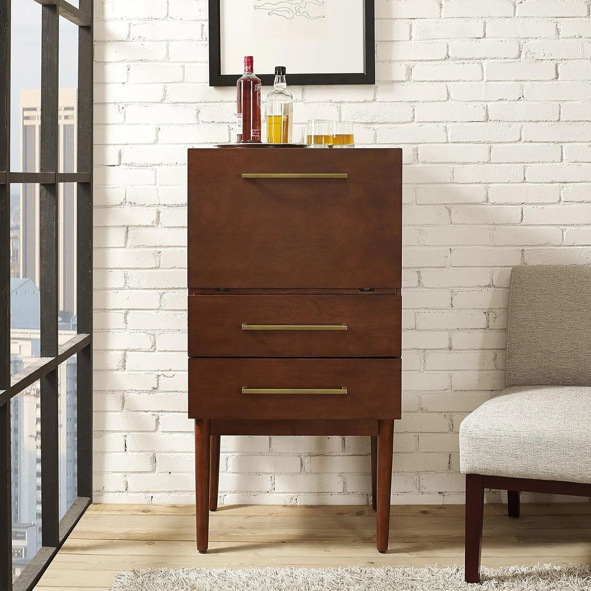 Vintage Mahogany Cabinet J69070