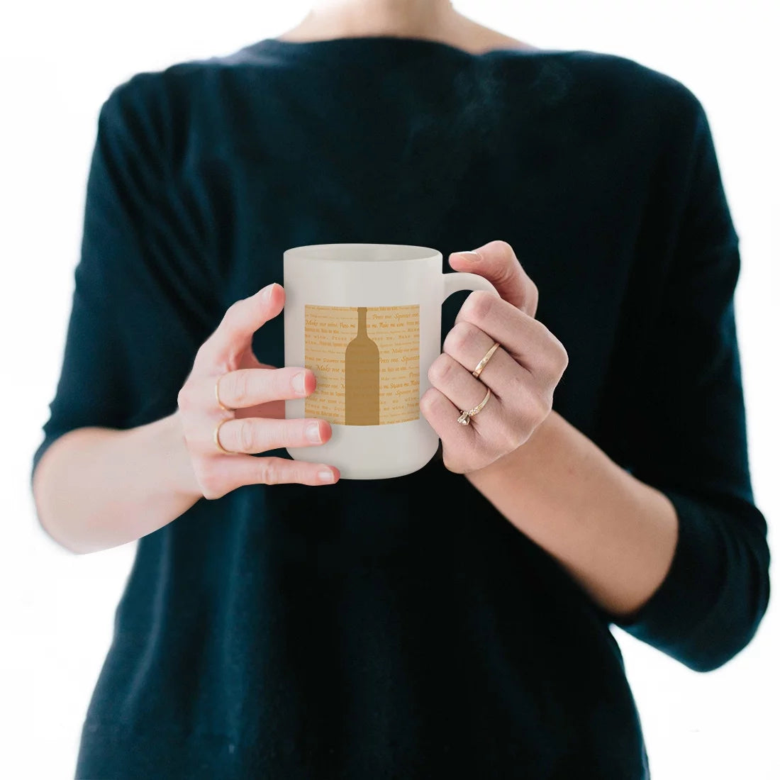 Ceramic 15oz White Mug V52579