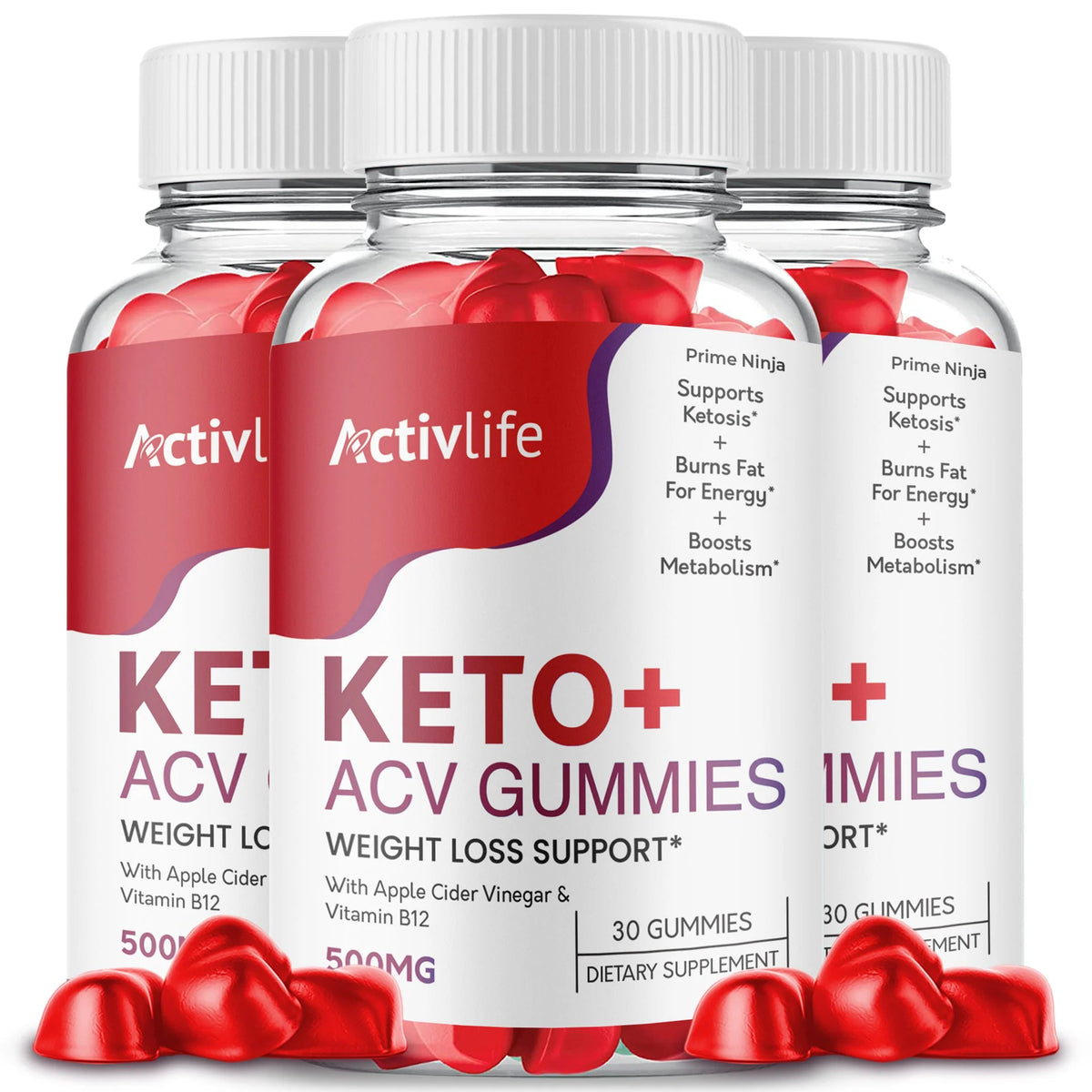 Keto ACV Gummies 3 Pack W3446