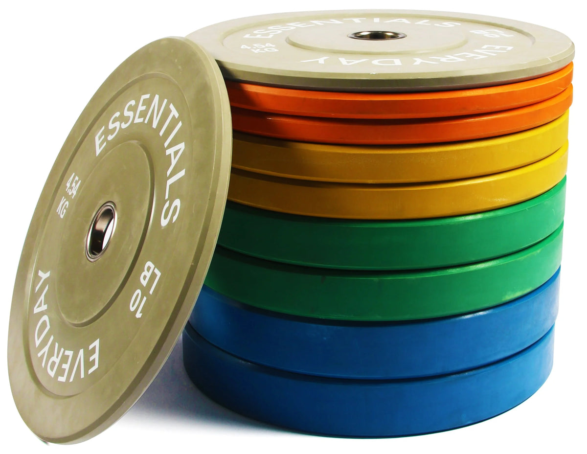 Black 10 lbs Olympic Bumper Plate with Steel Hub D15831