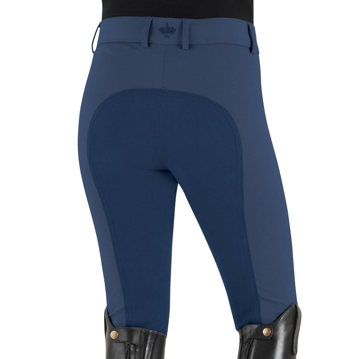 Monaco Blue Full Seat Front Zip Breech P916219