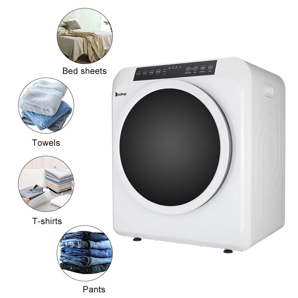 White Stainless Electric Dryer A406246
