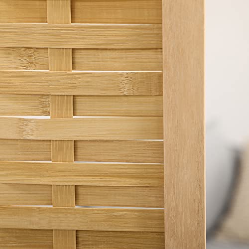 3 Panel 5.5' Tall Bamboo Folding Room Divider T82222