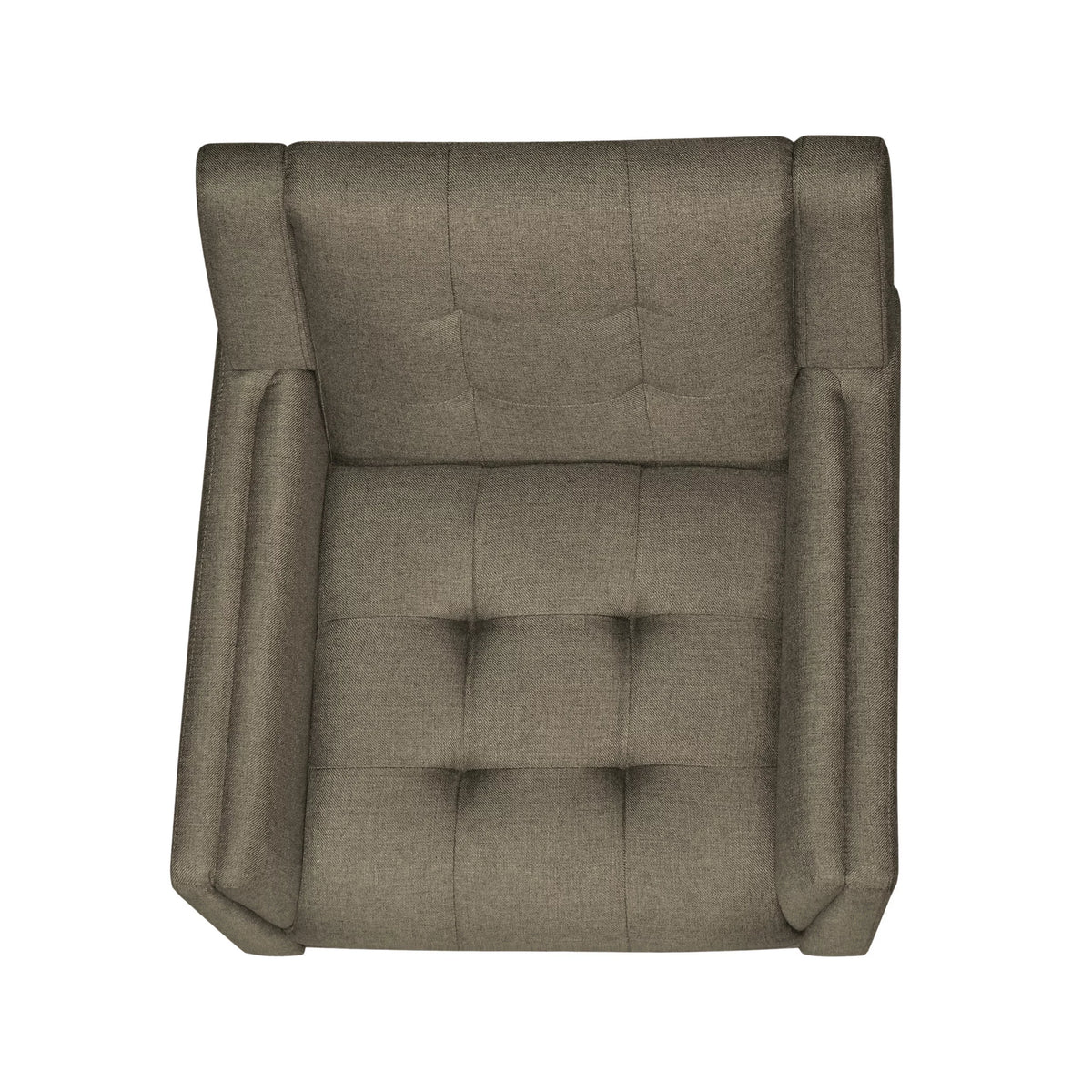 Mocha Tufted Fabric Arm Chair G50577