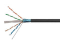 1000ft 23AWG Cat6 STP Solid Bare Copper Ethernet Cable T389