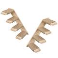 Wood Wall Mounted Cat Wall Shelves Set of 2 X837