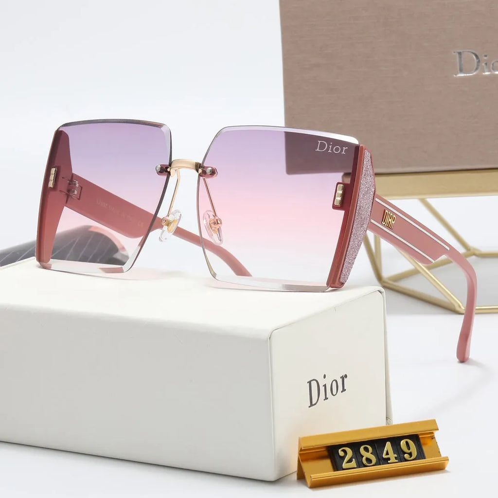 Frameless Square Polarized Sunglasses O267