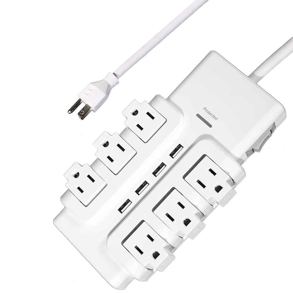 6 Outlet Surge Protector with 4 USB Ports K96564