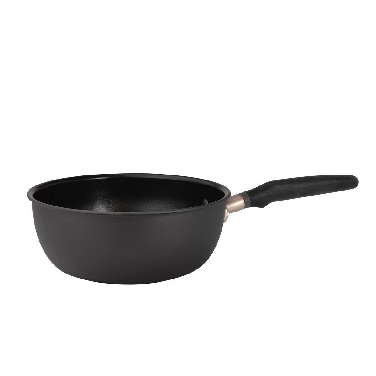 3-Quart Matte Black Hard Anodized Nonstick Sauce Pan T708347